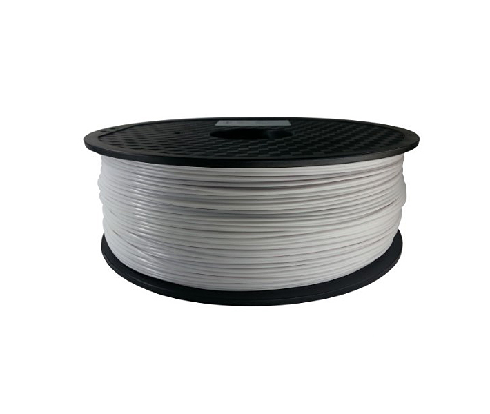 ABS filament KLEMA 1.75 mm Biały 1 kg