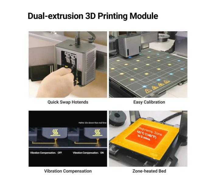 Drukarka 3D 3-w-1 Snapmaker Artisan Premium 40W
