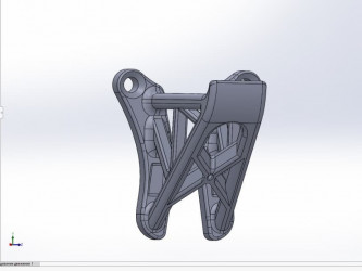 Model 3D złożonego elementu, wykonany na zamówienie
