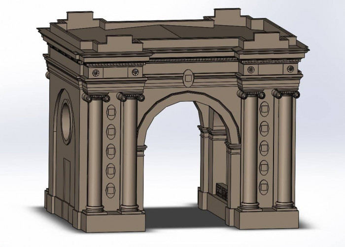 Modelowanie 3D elementów architektonicznych