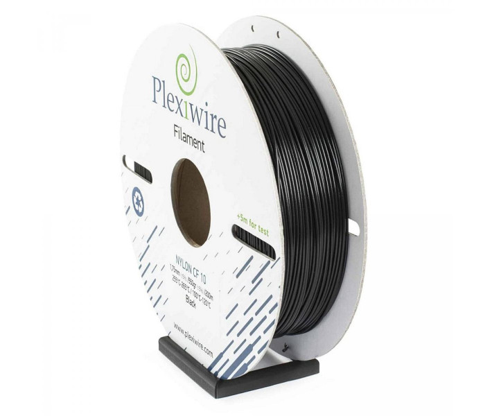 Nylon CF10 filament Plexiwire Plexiwire 0.55 kg 200 m 1.75 mm Czarny