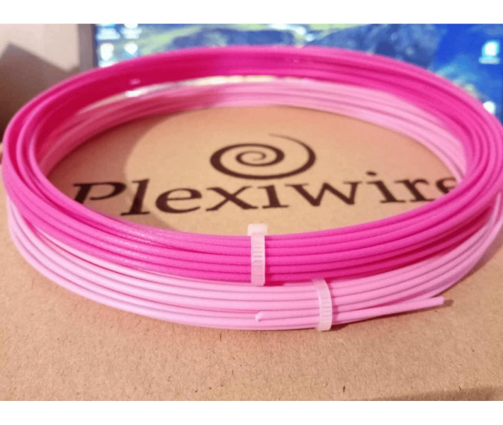 PLA filament Plexiwire 0.9 kg 1.75 mm Różowy