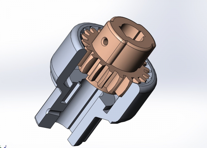 Model 3D koła zębatego