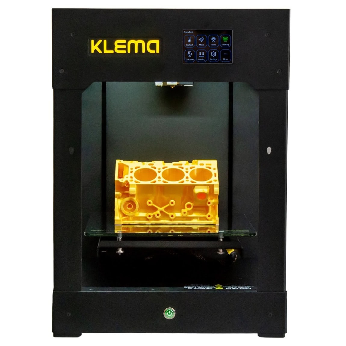 Kompaktowa, w pełni metalowa drukarka 3D KLEMA 180 do profesjonalnych zastosowań