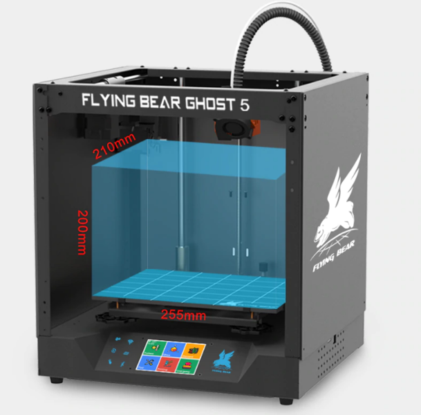 Precyzyjny druk 3D na Flying Bear Ghost 5 - prezentacja pola roboczego