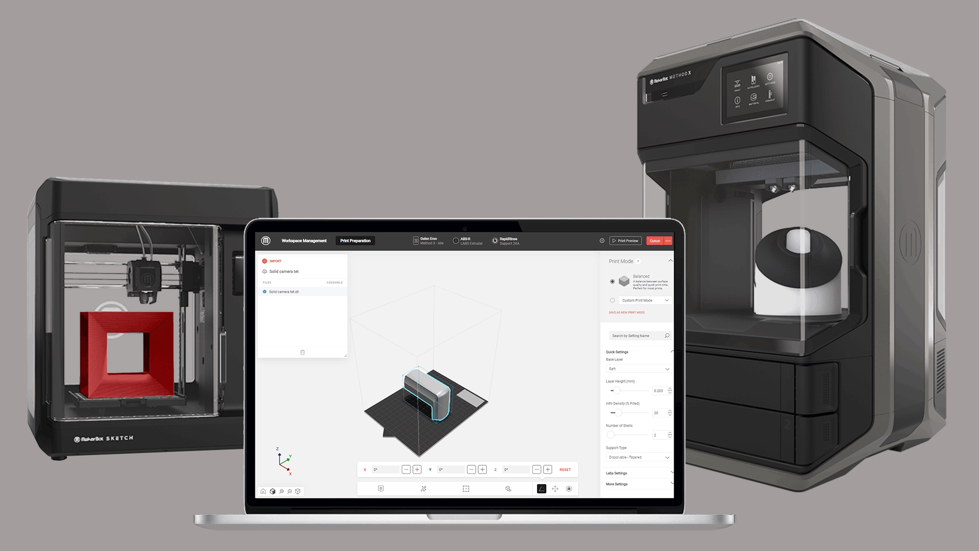 Wysoka zgodność MakerBot Method