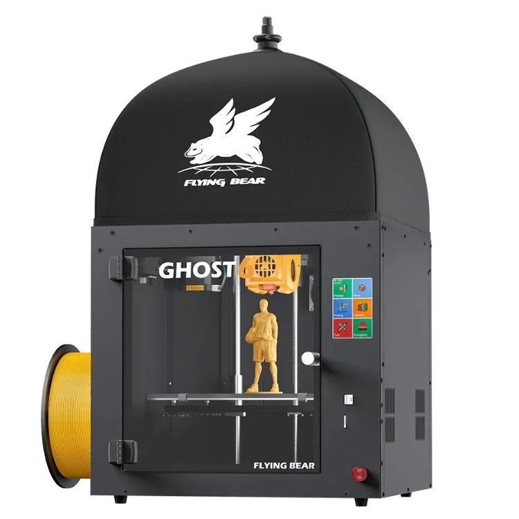 Drukarka 3D Flyingbear Ghost 6 z osłoniętą komorą roboczą zapobiegającą skurczowi materiału