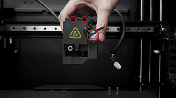 System dwóch niezależnych głowic Raise3D E2 Easy Swap