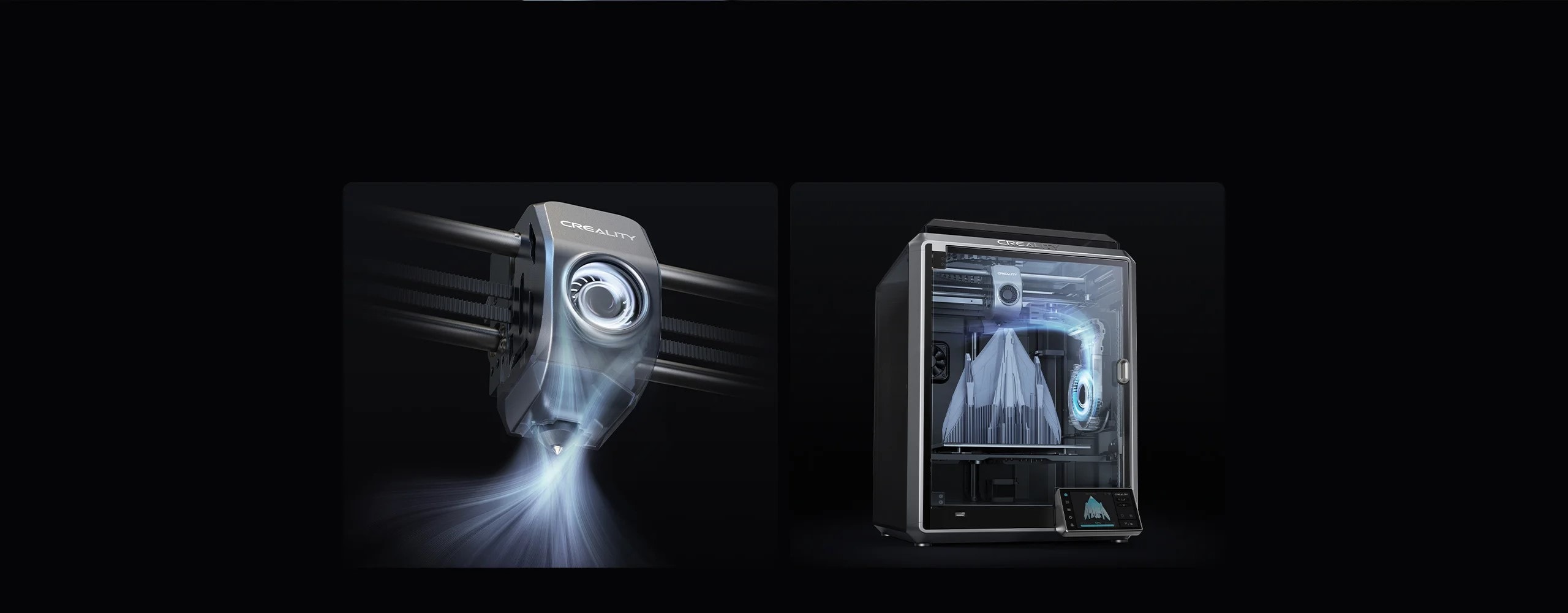 Innowacyjny system podwójnego chłodzenia w Creality K1