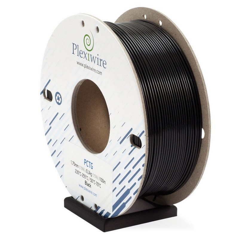 Wysokiej jakości filament PCTG Plexiwire w kolorze czarnym