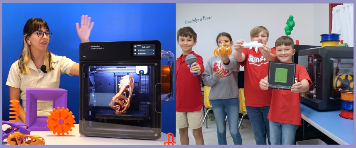 Sketch Sprint – edukacyjna drukarka 3D z zamkniętą komorą i filtrem HEPA