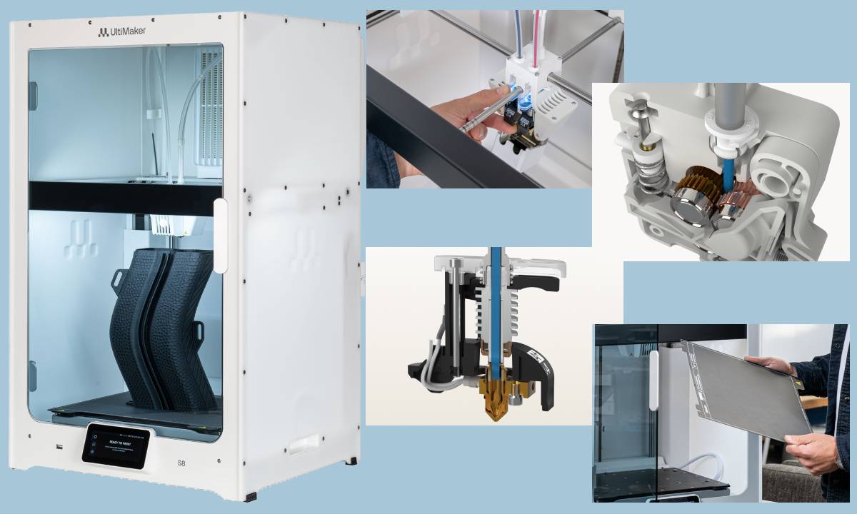 UltiMaker S8 - najszybsza biurkowa drukarka 3D z podwójnym ekstruderem